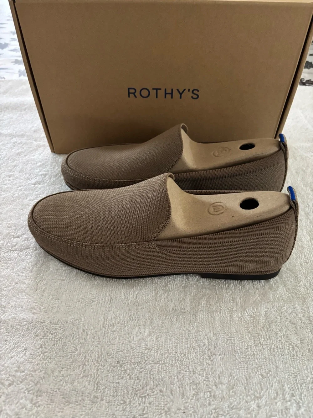 Rothy's Men's Ravello Loafers in Faded Brown